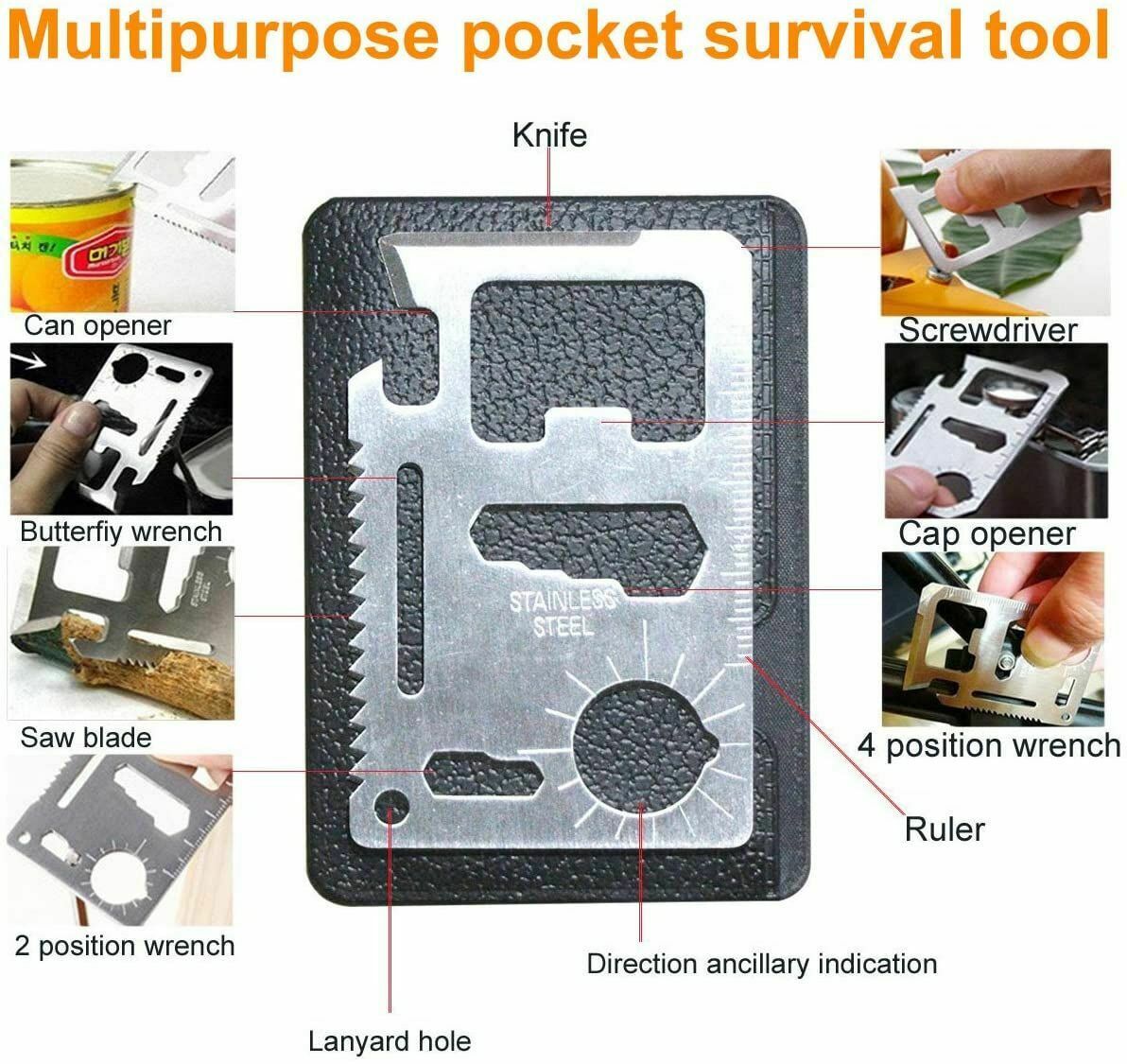 Survival Kit Outdoor Emergency Gear Kit for Camping Hiking Travelling Adventures Survival Kit Outdoor Emergency Gear Kit for Camping Hiking Travelling Adventures